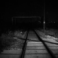 Trip to the Darkness. #tory #kolej #pociag #ciemnosc #noc #czarnobiałe #railway #train #darkness #night #blackandwhite #b&w #greyscale #trip.