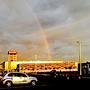 podwójna tęcza. #tecza #podwojnatecza #rainbow #doublerainbow #deszcz #poranek #rano #slonce #niebo #chmury #wroclaw #kochamwroclaw #igerswroclaw