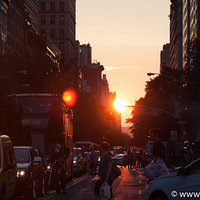 Manhattanhenge i klimaty Nowego Jorku