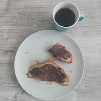 Vsco #vscocam #breakfast #croissant #nutella #tea #pyszności #likeit #goodmorning