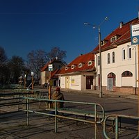 Styczen z Lidzbarkiem Warminskim / #1 oraz warminskie stacje na starej fotografii