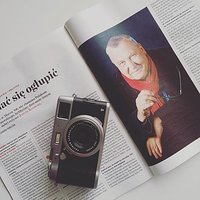 A w najnowszym numerze #newsweek moje zdjęcie w wywiadzie z Januszem Kijowskim :) #lovemyjob #photographerażycie #olsztynkocham #igersolsztyn #teatrolsztyn #przykawieczytanie