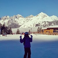 Hello #polishgirl #polishwoman #skiing #sun #winter #snow #dolomite #andalo #relax #freetime