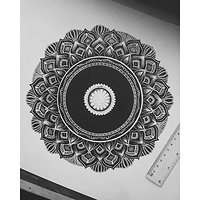 Mandala #artwork #details #finelinerdrawing #iblackwork #zentangle #zentangle #blackart