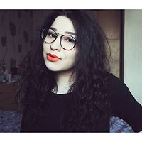 Polishgirl #selfie #pomarańczoweusta #brunette #curlyhair #glasses #hello 