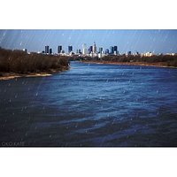 Warsaw #Warszawa #rzeka #river #wisła #wisla #water #city  #architektura #architecture #artystycznapodroz #urbanabstractions #polishcities #zakreceniwpolsce #mostsiekierkowski  #niebo #chmury #snow #snowing #snieg  #polskimanhattan #siekierki