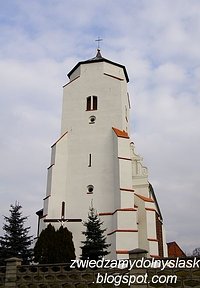 WYSZĘCICE - Kościół pw. Michała Archanioła.   (GPS - 51.4579 / 16.5101.)