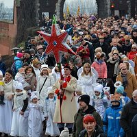 Orszak Trzech Króli... ulicami Krakowa.