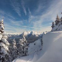 Widok z Banff Gondola