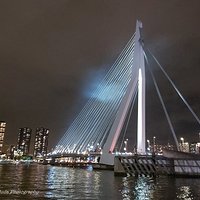 Rotterdam ~ mosty nocą