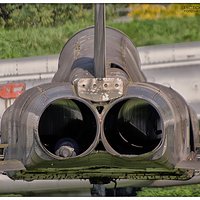 Northrop F-5E Tiger II - rear view