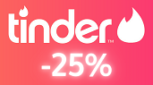 tinder 25% taniej