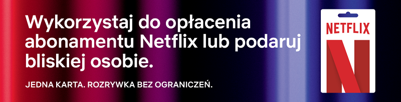 reklama doładowań netflix w sklepie muve.pl