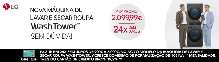 Especial LG 01 julho a 04 agosto de 2024. Promoção nos produtos assinalados.