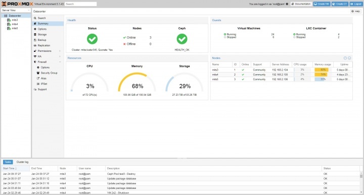 Proxmox 6.1 - Transforme máquinas físicas em "virtuais" é fácil e à borla