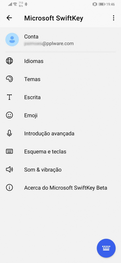 Swiftkey Microsoft teclado novidades nome