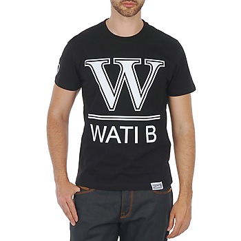 Textil Homem T-Shirt mangas curtas Wati B TEE Preto