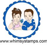 The "Whimsy Stamps" user's logo