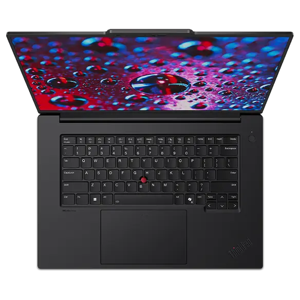 Color-accurate premium display of the Lenovo ThinkPad P1 Gen 7 mobile workstation.