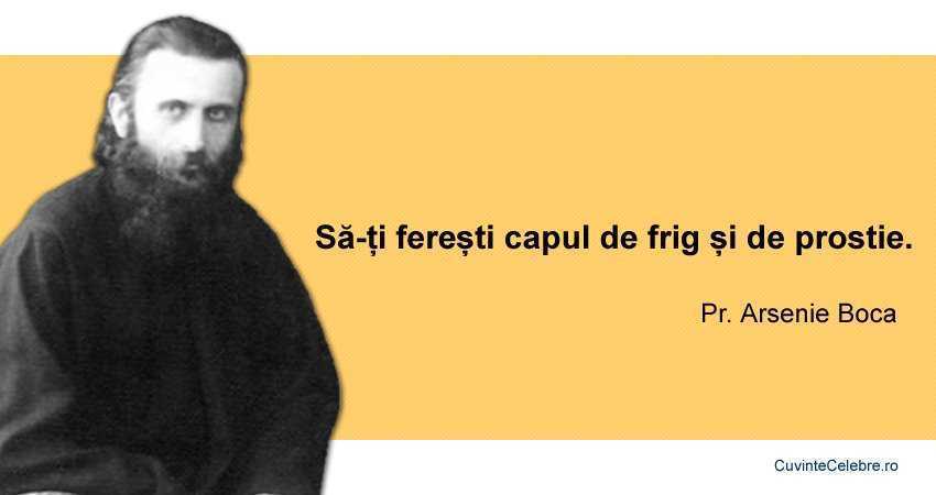 PARINTELE ARSENIE BOCA – CUVINTE DUHOVNICESTI ANTOLOGICE, de mare forta si folos mantuitor: <i>“<b>Nu te ruga de Mine sa le dau pacea, roaga-te de oameni sa-si schimbe purtarile, daca vor sa mai vada pacea pe pamant</b>“</i>