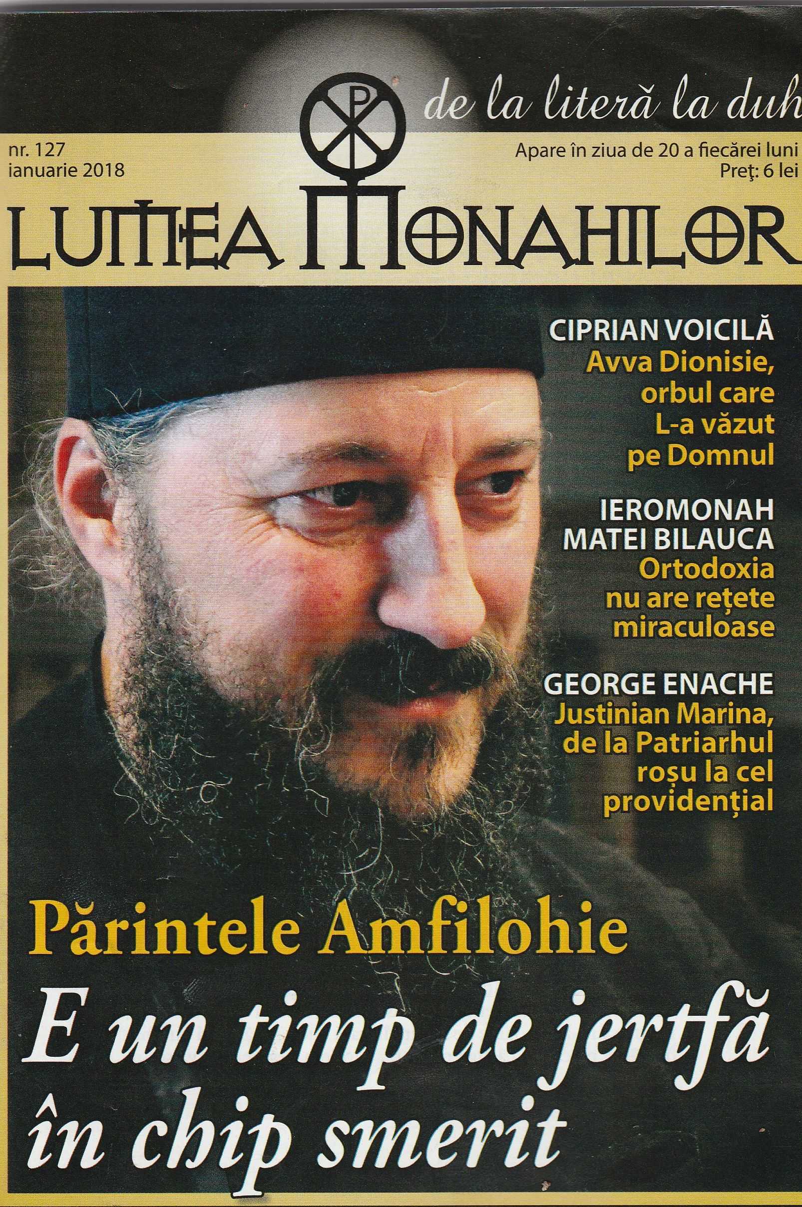 <i>“E NEVOIE, LA ORA ACTUALĂ, SĂ NE DĂM MÂNA UNII CU ALȚII ca într-o unitate de duh şi de simţire”</i>. PĂRINTELE AMFILOHIE despre UNITATEA ROMÂNILOR și înțelegerea IUBIRII DE ȚARĂ ȘI DE NEAM în lumina lui Hristos: <i>“Dumnezeu nu a învins lumea ca un mare comandant, ca un mare luptător, ci printr-un act de smerenie. Nu cu puterile omeneşti vom soluţiona ceva”</i> (și VIDEO)