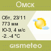 GISMETEO: Погода по г.Омск