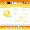 GISMETEO: Погода по г.Владивосток