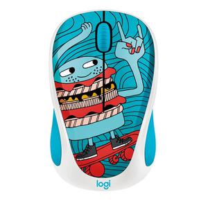 Мышь компьютерная оптическая Logitech Wireless Mouse M238 Doodle Collection Skateburger