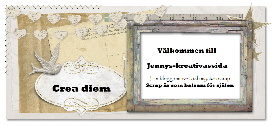 Jennys-kreativasida! Scrap är som balsam för själen