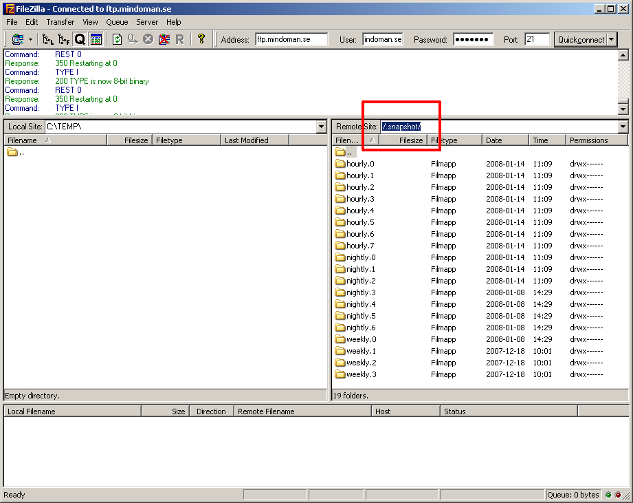 ftp-snapshot-filezilla