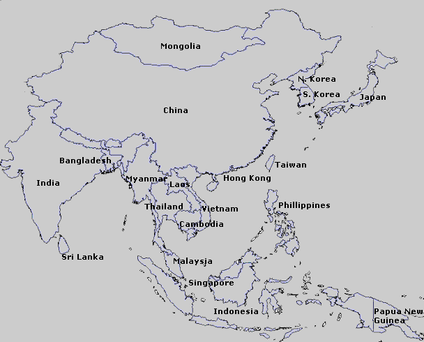 Asia Pacific Map