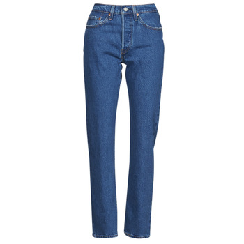 Oblačila Ženske Jeans boyfriend Levi's 501 CROP Modra