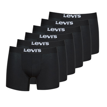 Spodnje perilo Moški Boksarice Levi's SOLID BASIC BRIEF PACK X6 Črna