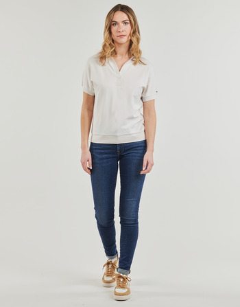 Oblačila Ženske Jeans skinny Levi's 711 DOUBLE BUTTON Modra