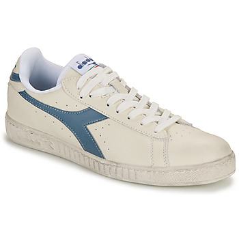 Čevlji  Moški Nizke superge Diadora GAME LOW  WAXED Bela / Modra