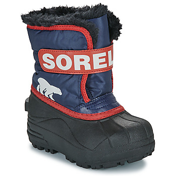 Čevlji  Otroci Škornji za sneg Sorel CHILDRENS SNOW COMMANDER Modra / Rdeča