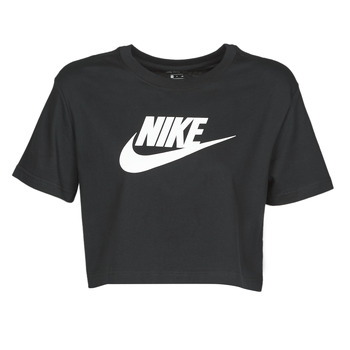 Oblečenie Žena Tričká s krátkym rukávom Nike W NSW TEE ESSNTL CRP ICN FTR Čierna