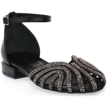 Topánky Žena Sandále S.piero BLK FLAT SANDAL Čierna