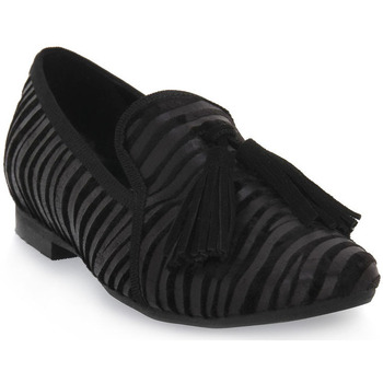 Topánky Žena Mokasíny S.piero BLACK FLAT ROUNDED Čierna