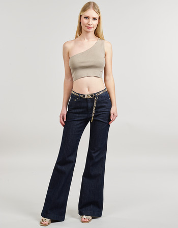 MICHAEL Michael Kors FLARE CHAIN BELT DNM JEAN