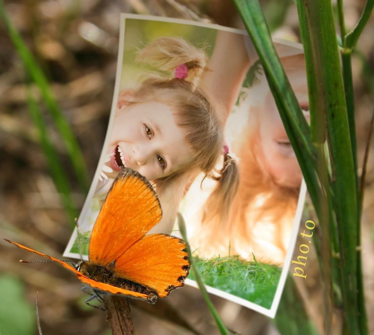 A girl wearing beautiful wreath of spring flowers