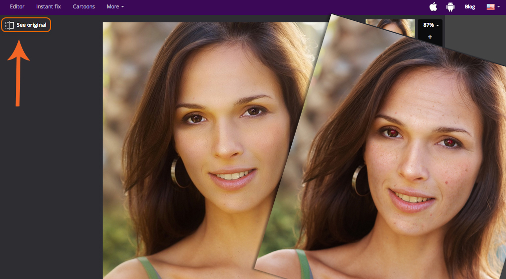 How an online service for face and skin retouch works