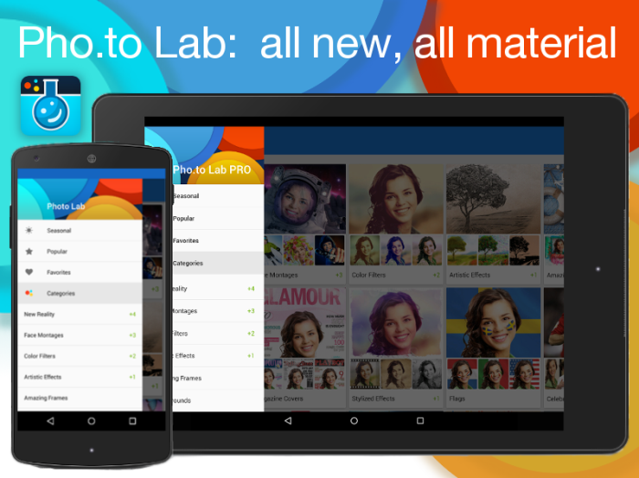 Meet Photo Lab app for Android in totally new material design