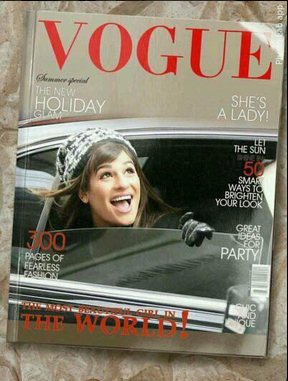 Get on the fake magazine cover Vogue with this unusual photo frame