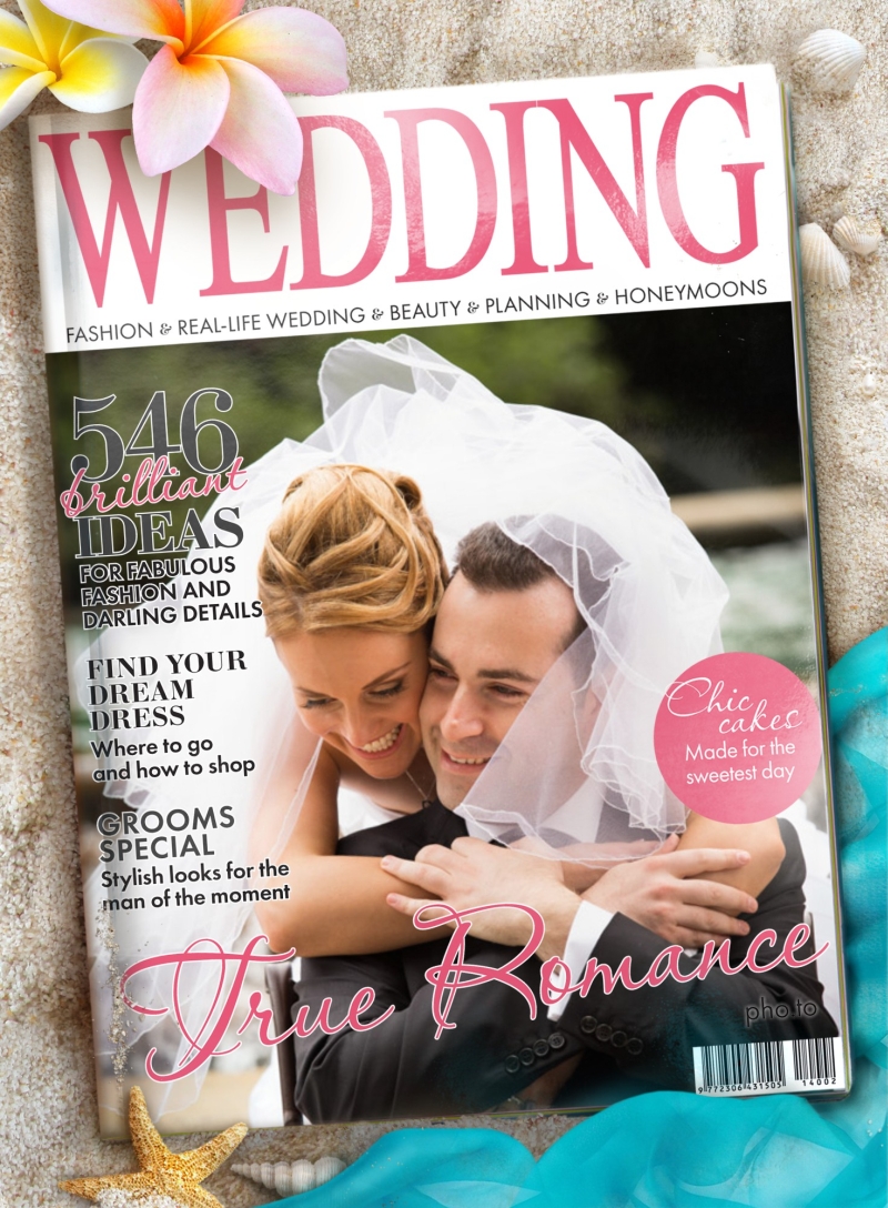 Get on a Wedding mag cover instantly!