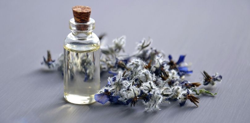 Lavender essential oil.