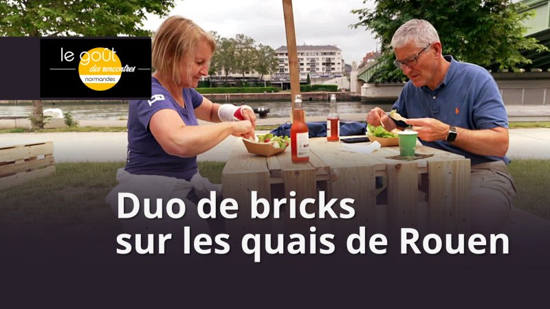 Duo de bricks sur les quais de Rouen - vidéo undefined - france.tv