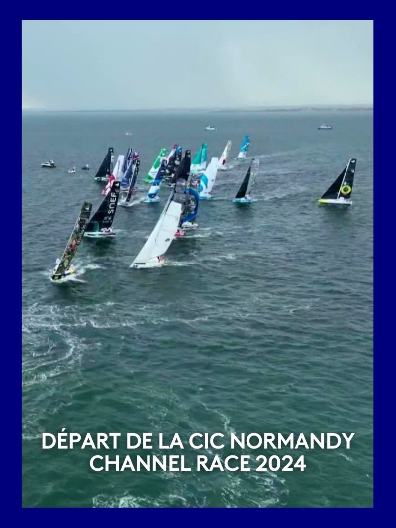 Suivez le départ de la CIC Normandy Channel Race 2024 - vidéo undefined - france.tv