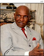 Senegalese President Abdoulaye Wade 