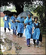 Children working to school